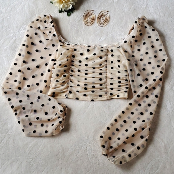 Style Rack Tops - NWT Style Rack fun & flirty crop top